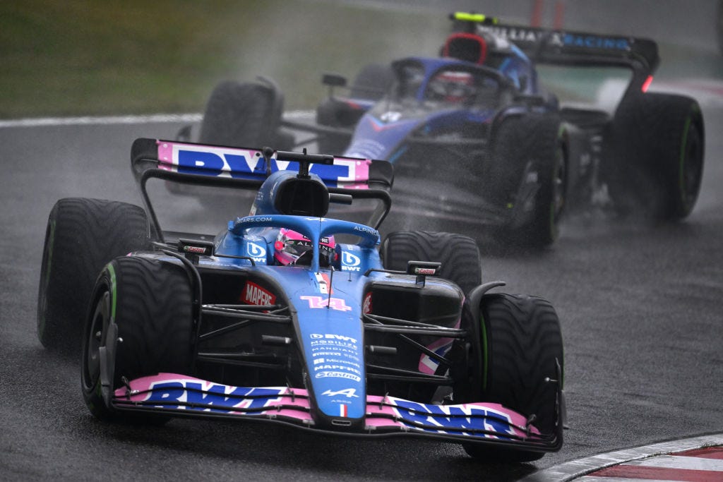 F1 Japanese GP News and Notes: New Rule on Rain Race Points Hurts Some, Helps Others