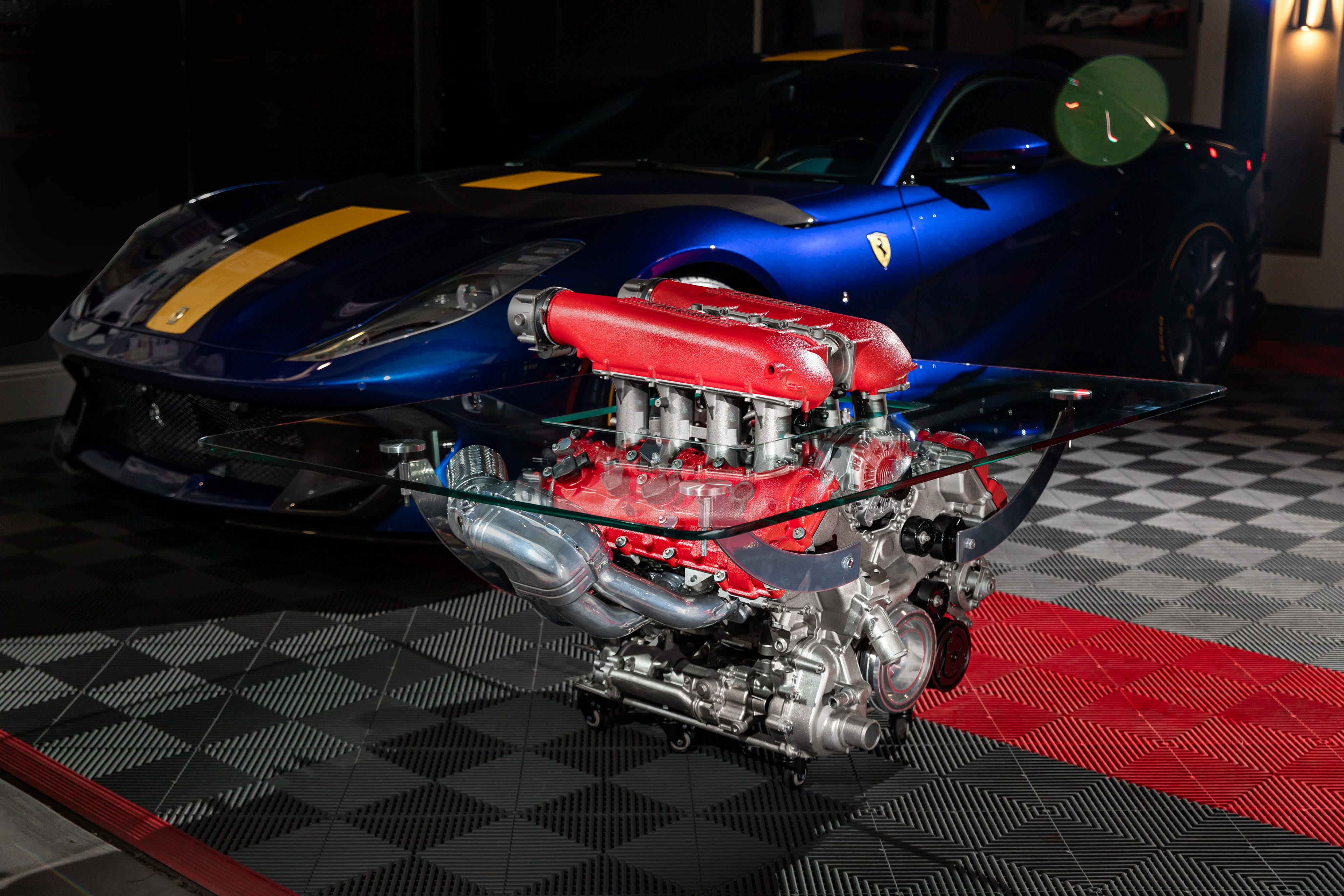 This Ferrari V-8 Coffee Table Is Worth More Than Most New Cars