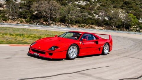 Alain Prost's Ferrari F40 is up for auction at RM Sotheby's