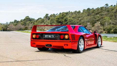 Alain Prost's Ferrari F40 is up for auction at RM Sotheby's