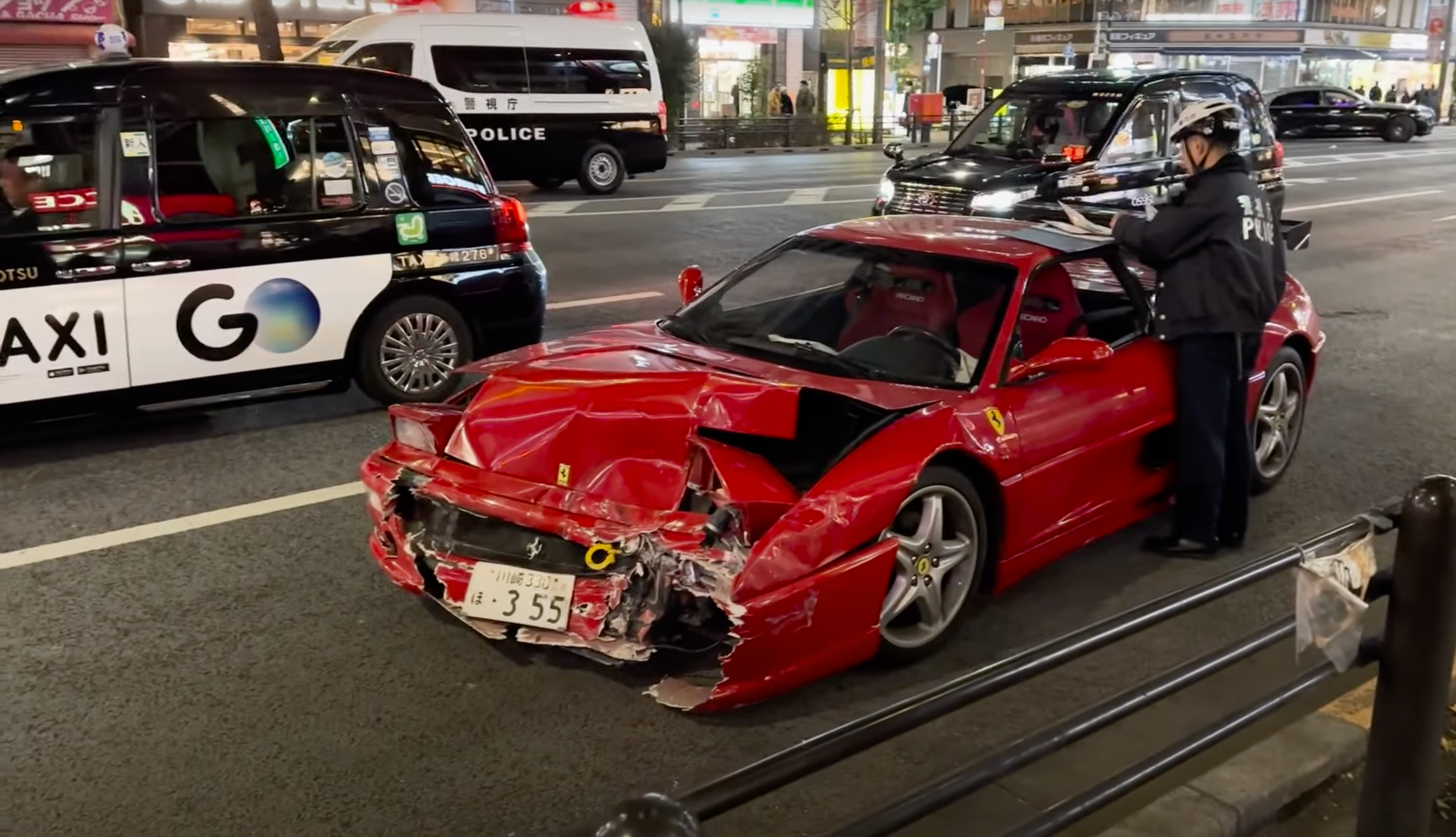 Crashing a Ferrari Into a Maybach Seems Expensive