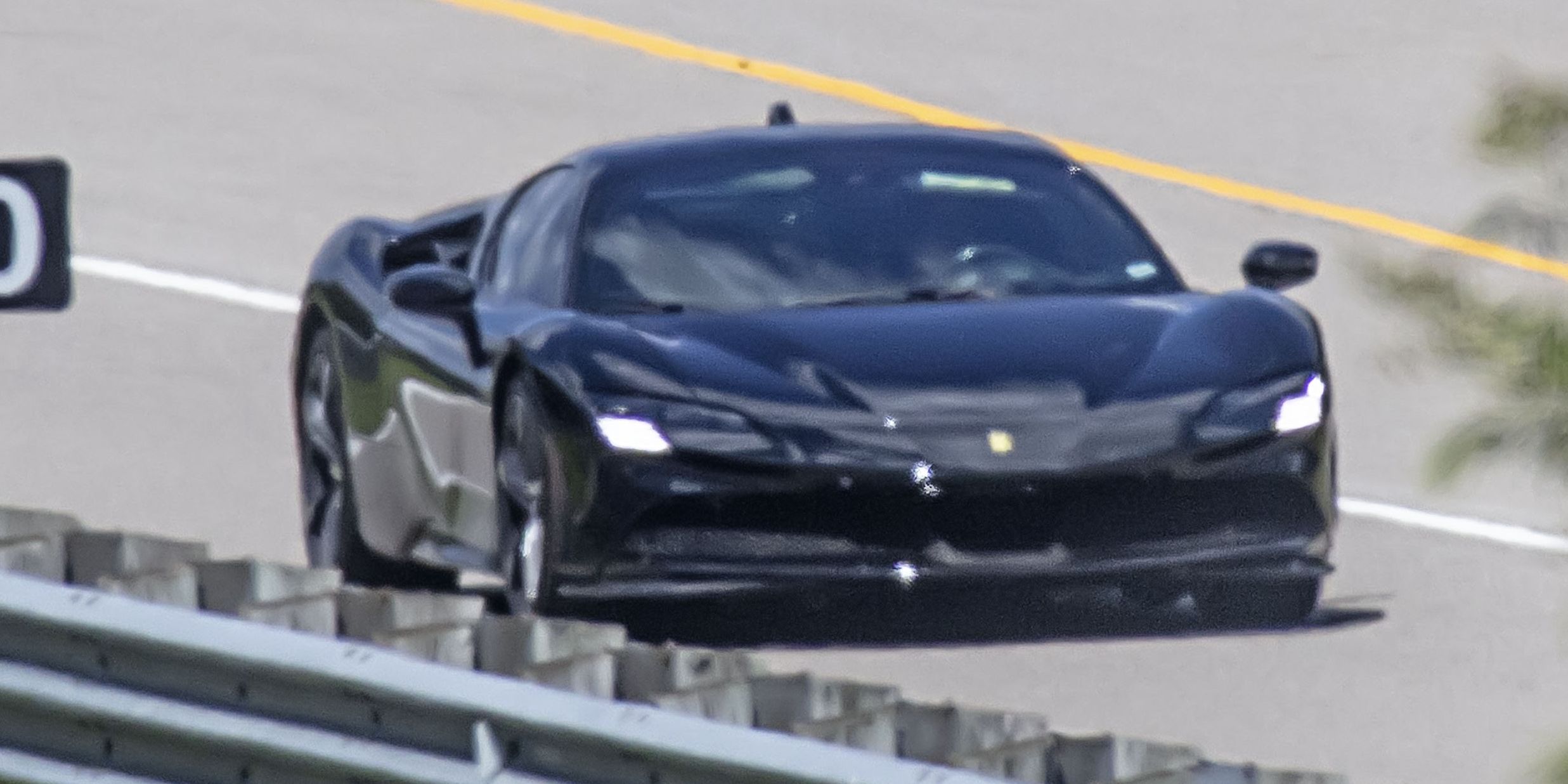 Ferrari SF90 Stradale Spotted Testing at GM Proving Grounds, Likely Corvette E-Ray Benchmark