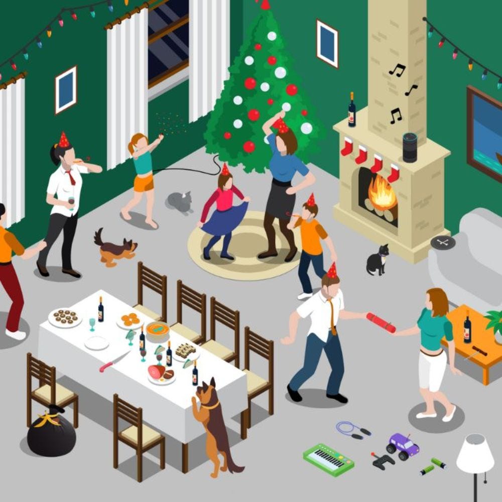 Can You Spot 11 Festive Pet Hazards in this Christmas Brainteaser?