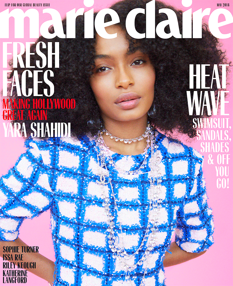 Issa Rae and Yara Shahidi covers Marie Claire 'Fresh Face of 2018