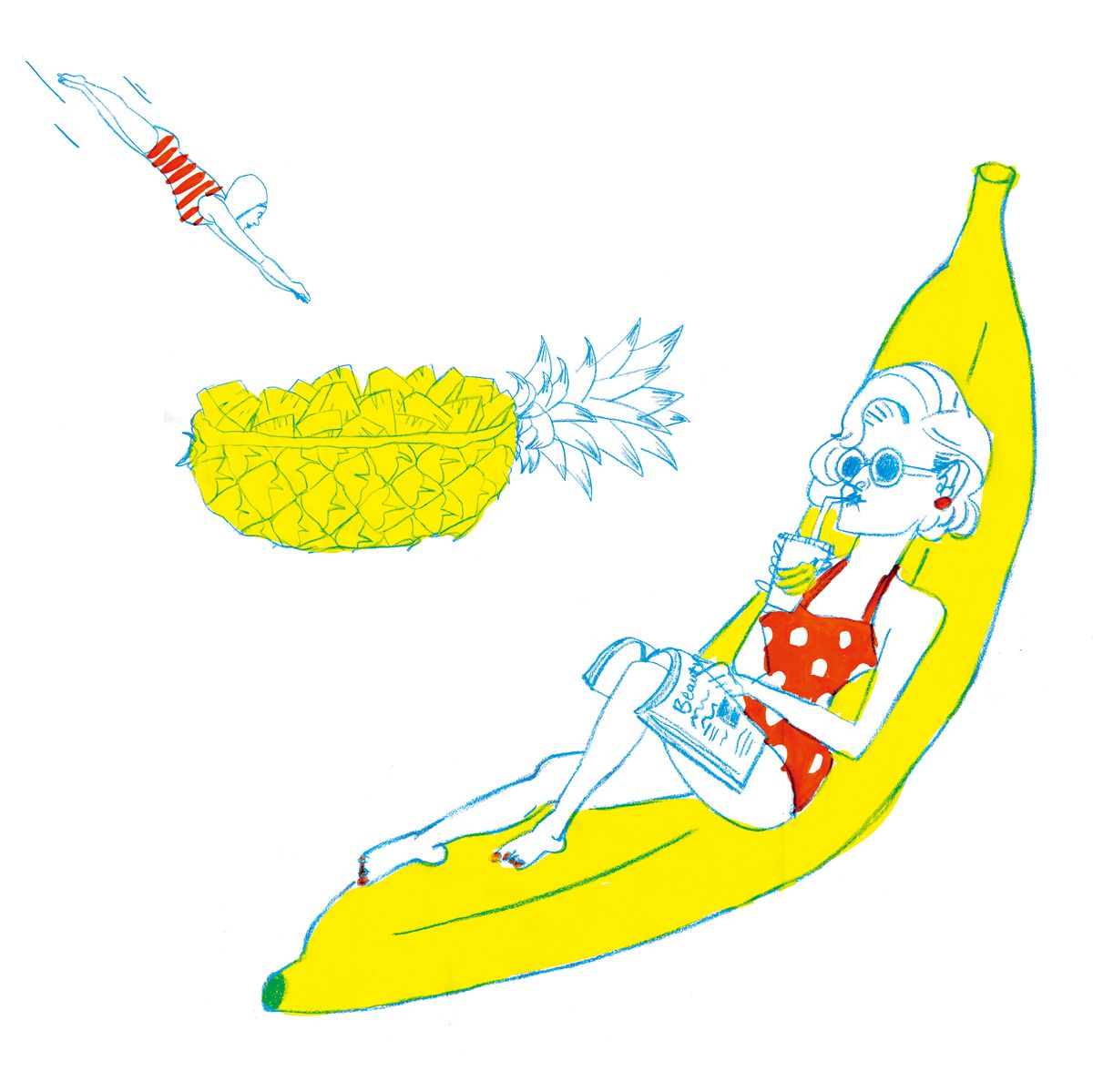 健康キーワード バナナとパイナップル 血圧を下げ 腸内環境を改善