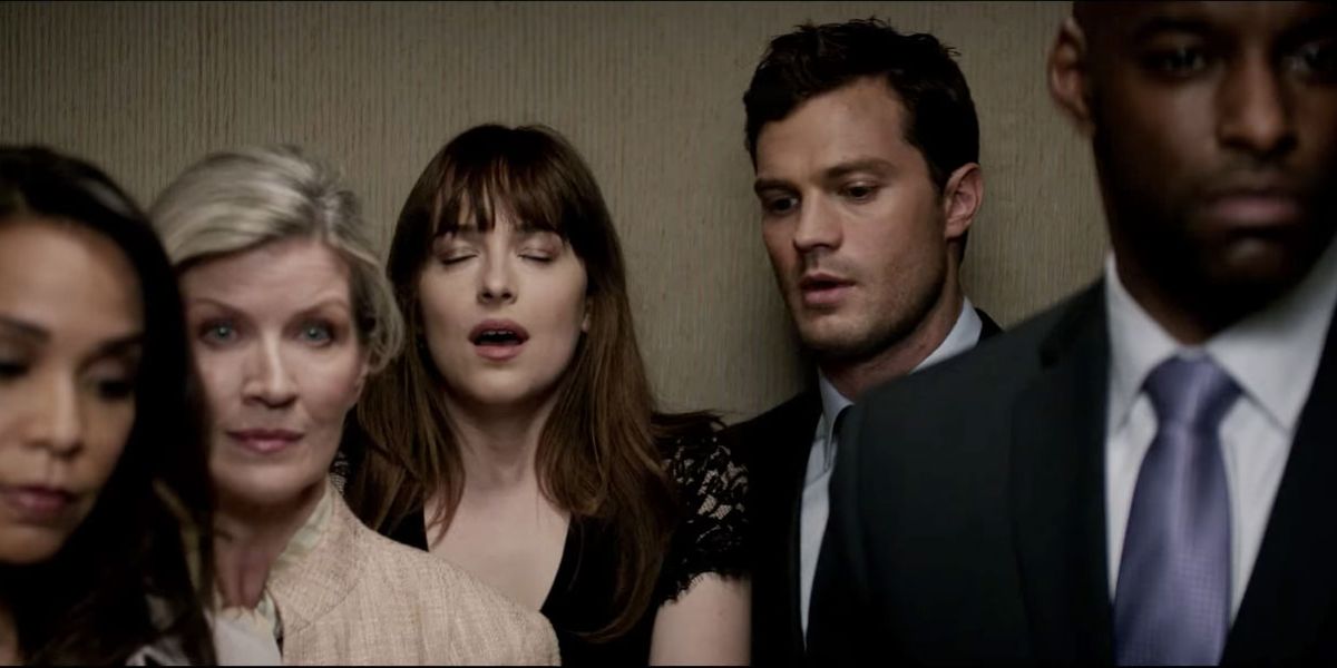 New Fifty Shades Darker Trailer Elevator Scene 