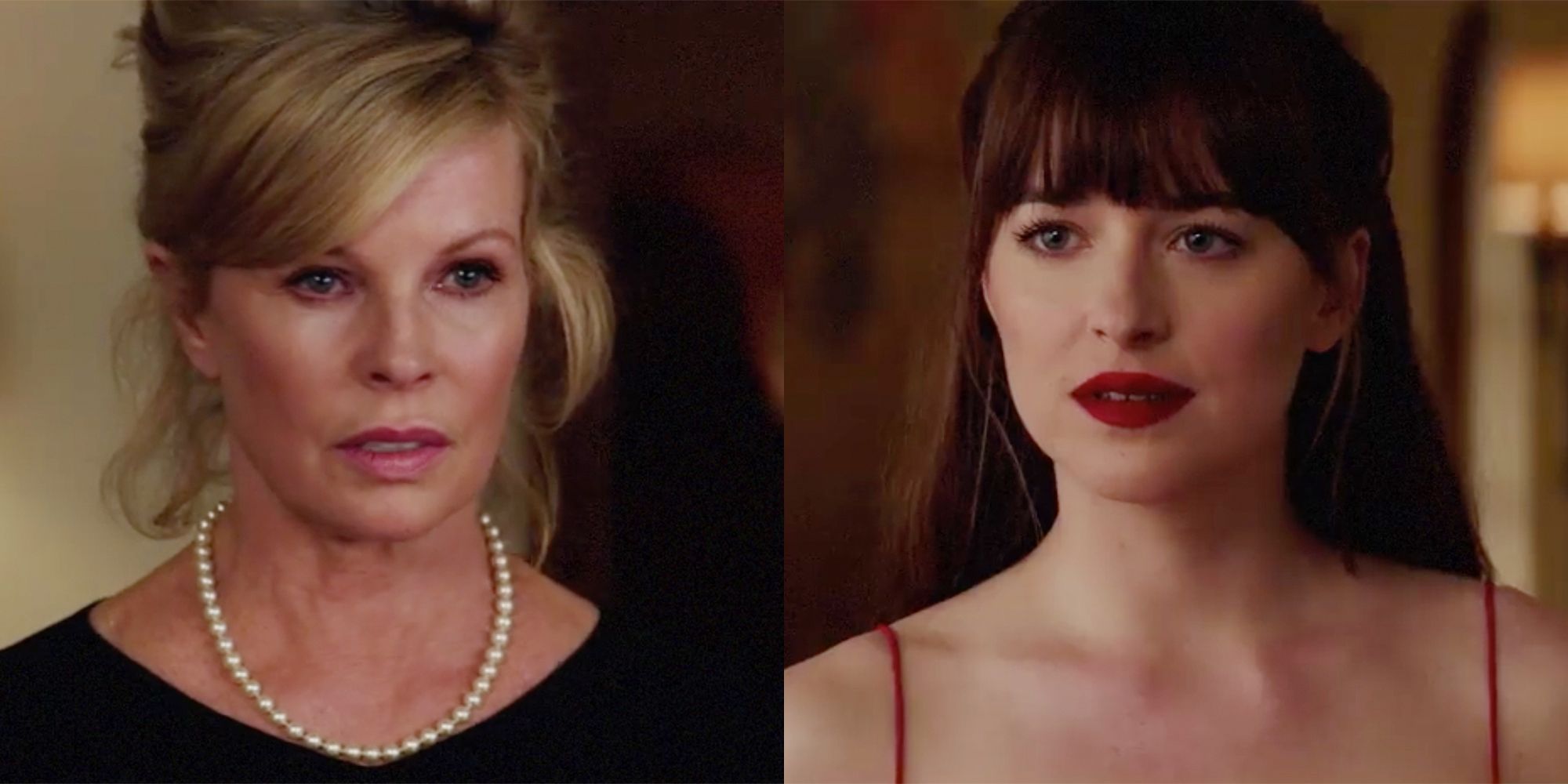 Watch Anastasia Steele And Mrs Robinson Face Off In Fifty Shades Darker Clip
