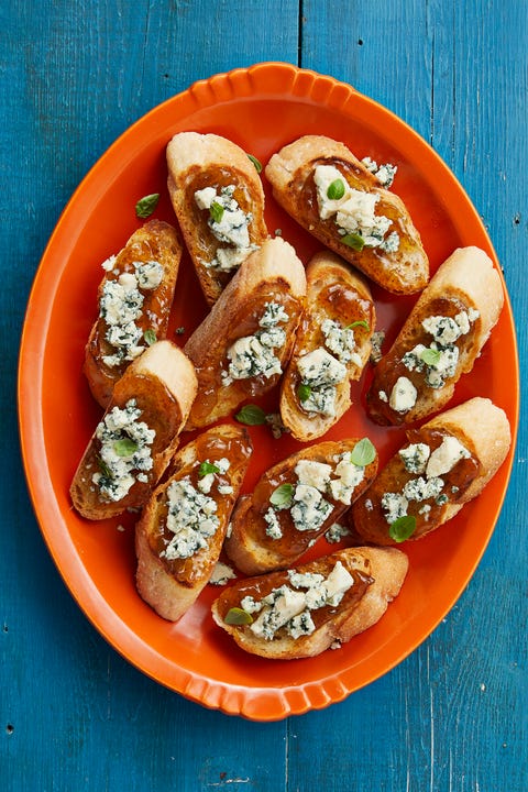 fig and blue cheese bruschetta