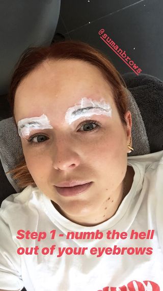Microblading Process Pictures