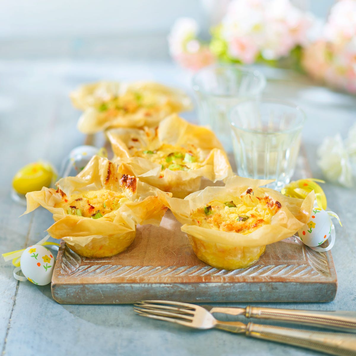 Crab and Ricotta Tartlets