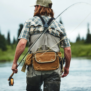 guy fishing in filson