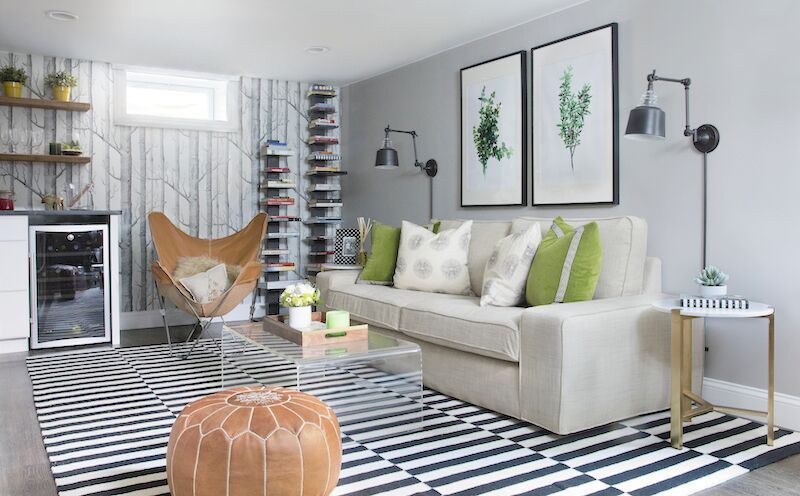 20 Diy Finished Basement Ideas Best, Basement Living Room Layout