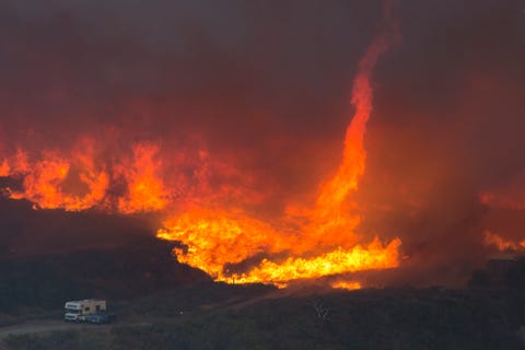 Blue Cut Fire Rages Through 30,000 Acres In Southern California