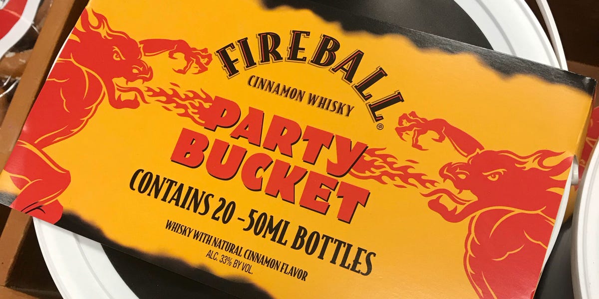 Your Fourth Of July Party Needs This Fireball Party Bucket 2024