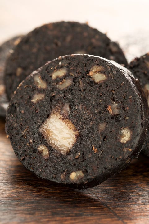 Fired black pudding