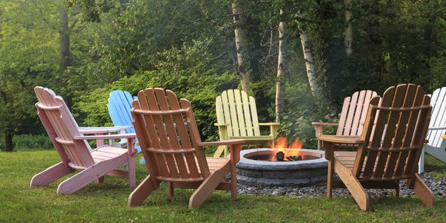 12 Best Outdoor Fire Pits For Your, Propane Fire Pit Wooden Deck