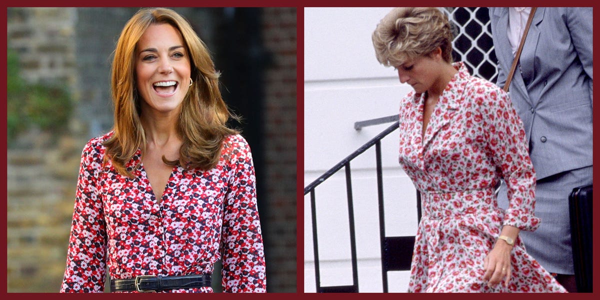 40+ Times Kate Middleton and Princess Diana Dressed Alike - Kate and ...