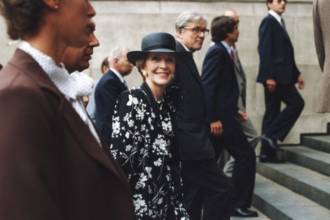 First Lady Nancy Reagan Attends The Royal Wedding Of Prince Charles And Lady Diana Spencer