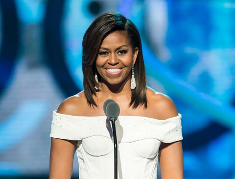 Michelle Obama talks about how she decided to straighten her hair
