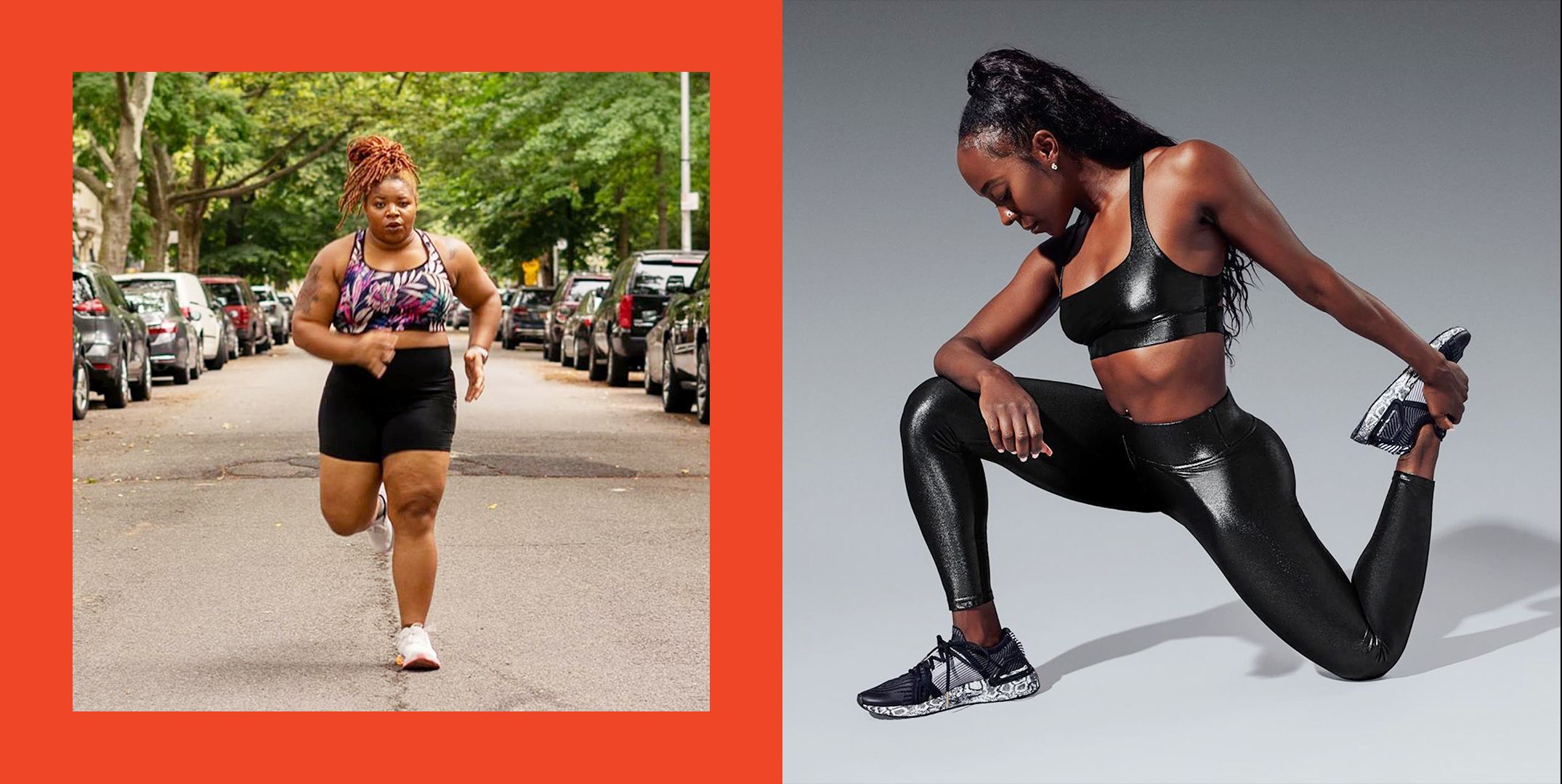 black fitness trainers