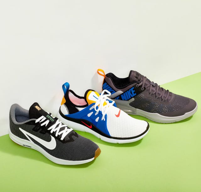 three nike shoes