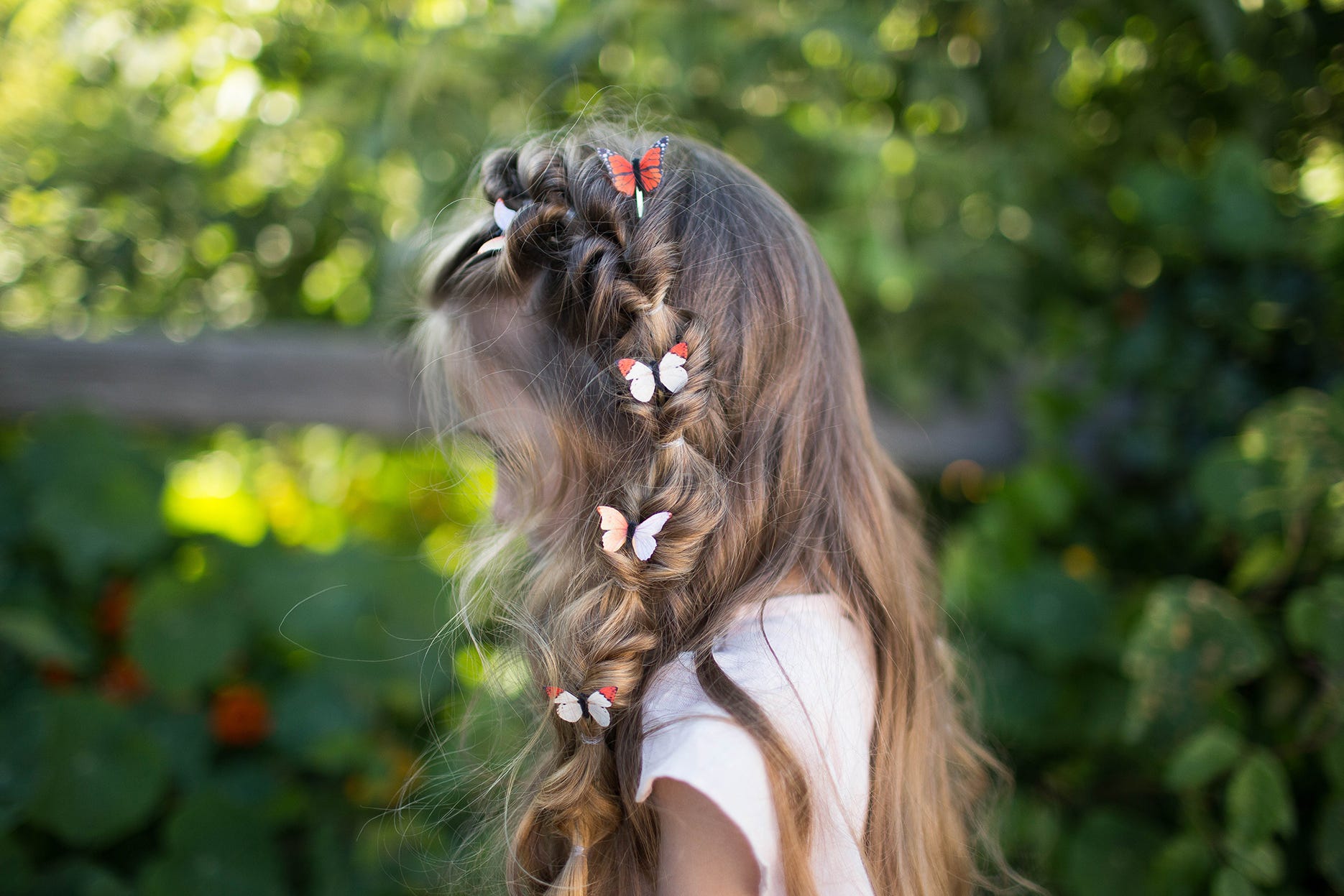 simple hairstyle for girls at home