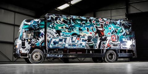 Banksy Volvo Truck