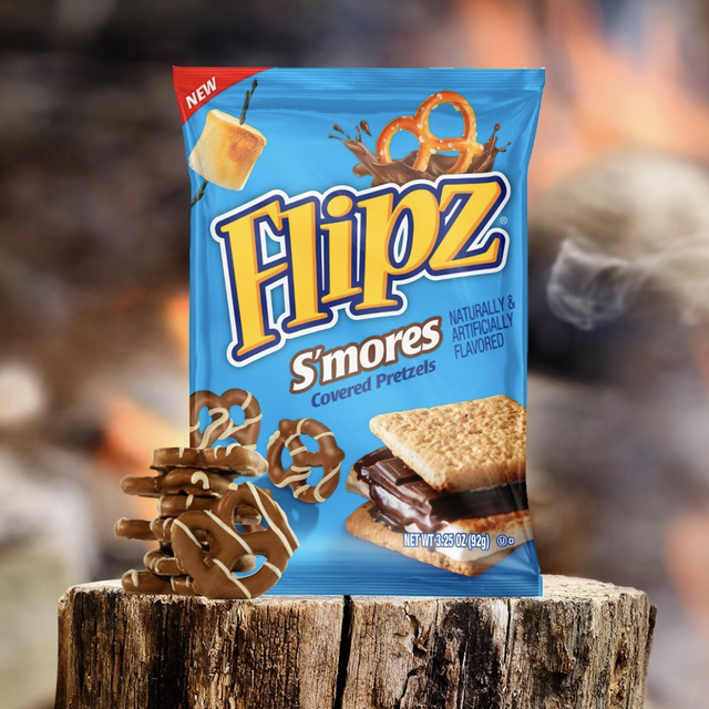 flipz s'mores covered pretzels
