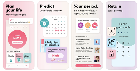 flo period and ovulation tracker, best pregnancy apps, flo pregnancy app