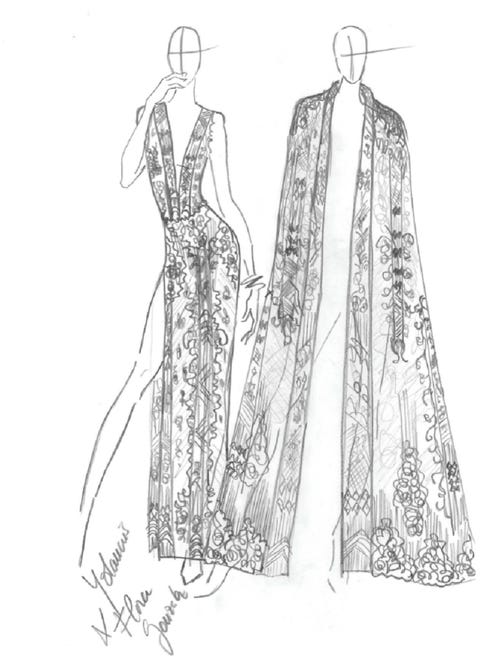 El vestido boho de novia de Flora González