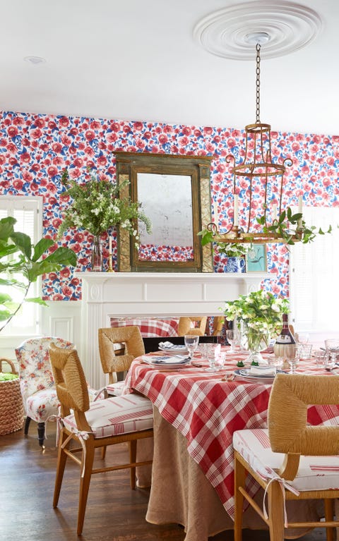 floral dining room