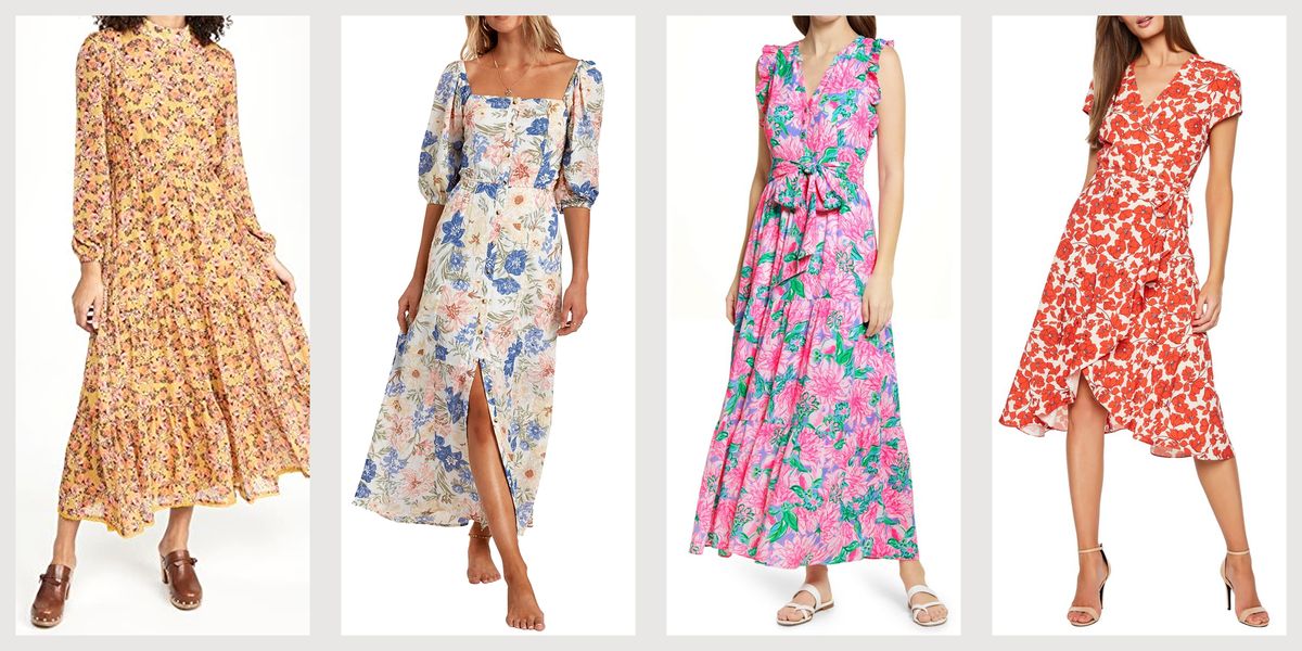 20 Floral Dresses for Spring 2022 - Stylish Flower Print Dresses for ...