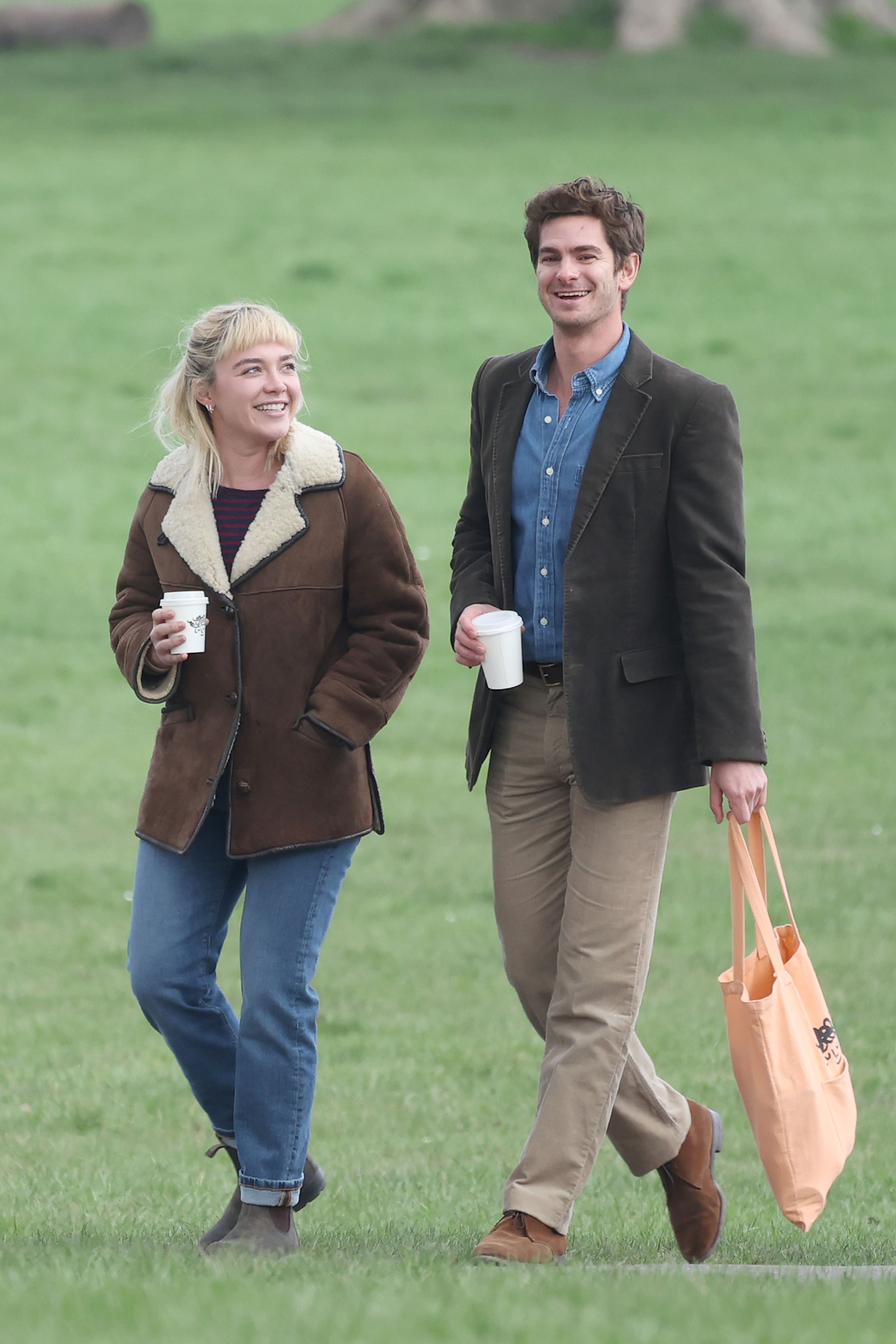 First Look At Florence Pugh And Andrew Garfield's New Movie