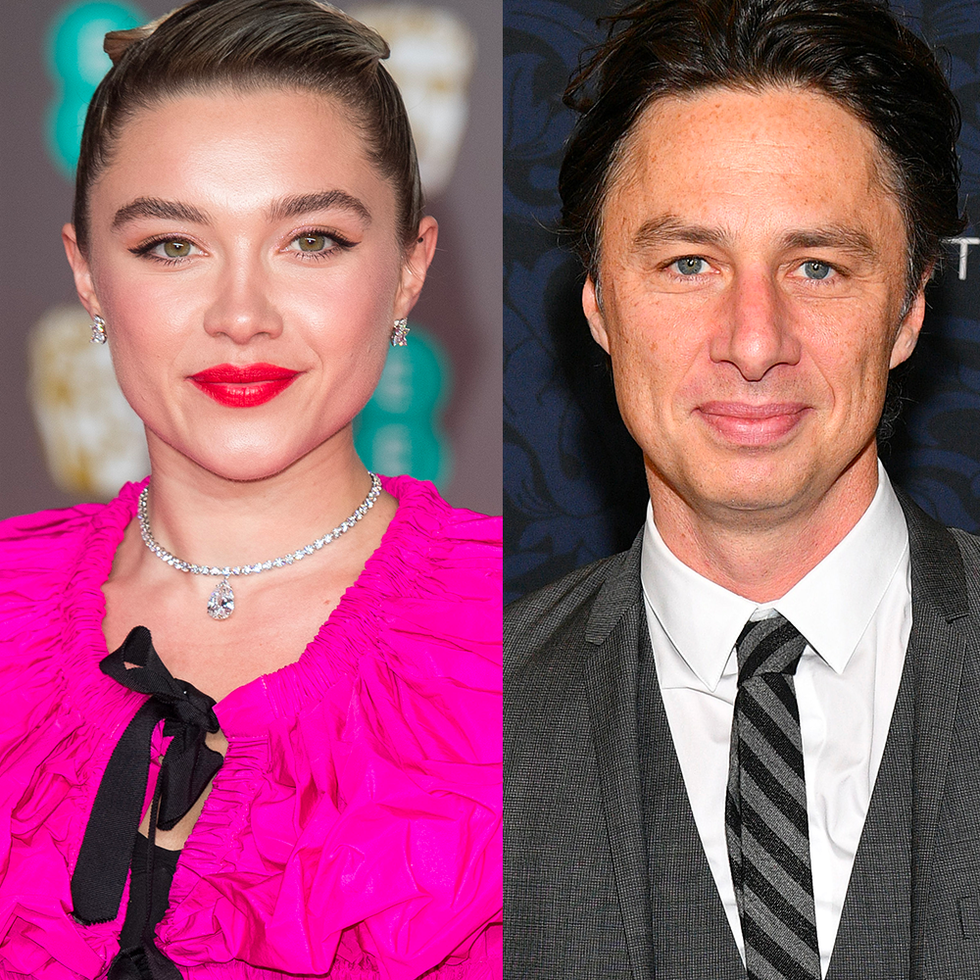 Florence Pugh and Zach Braff's Relationship Timeline