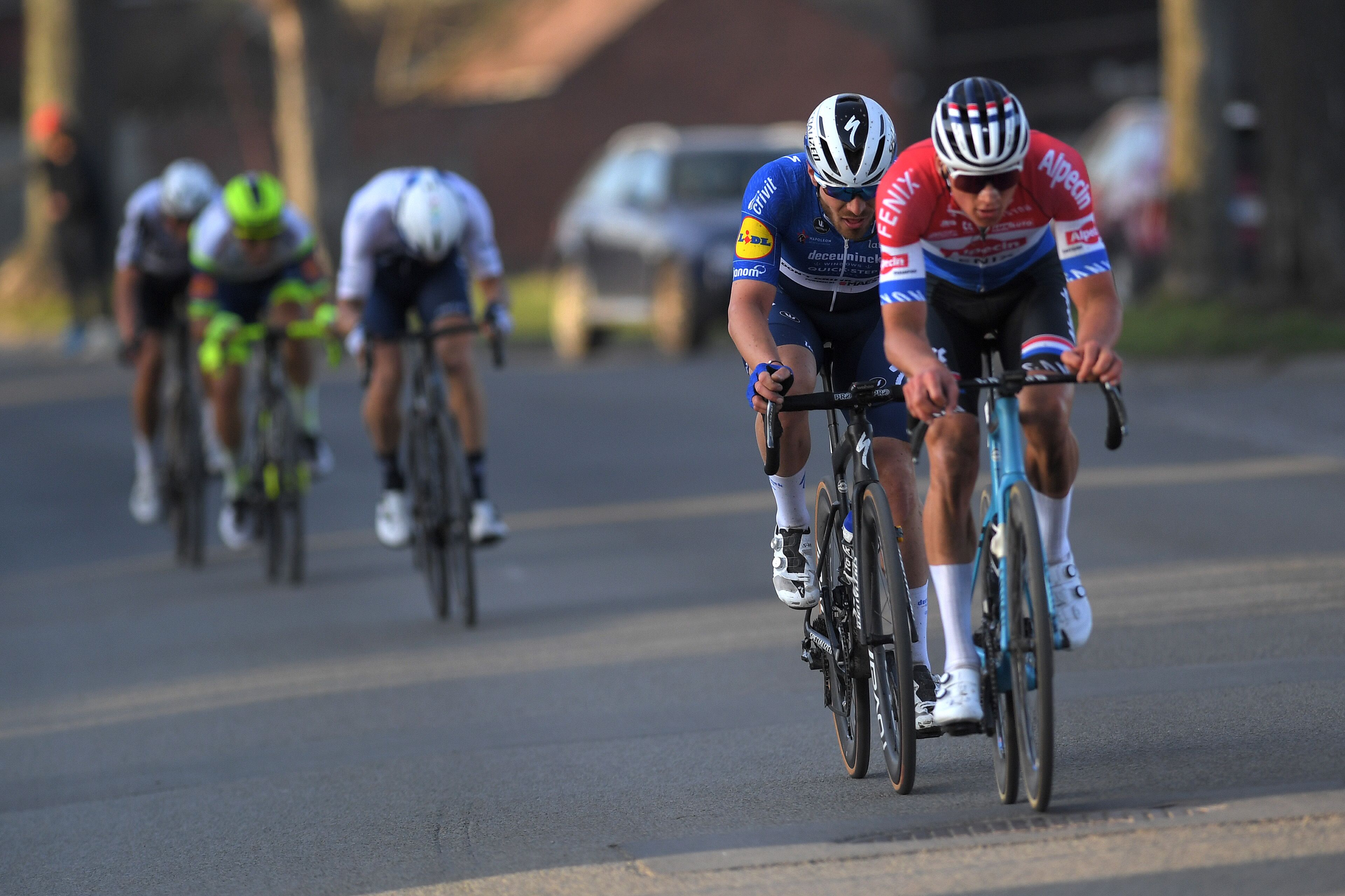 Mathieu Van Der Poel Broken Handlebar Canyon Issues A Stop Ride