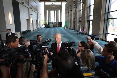 Governor Scott Speaks At Hurricane Conference In West Palm Beach