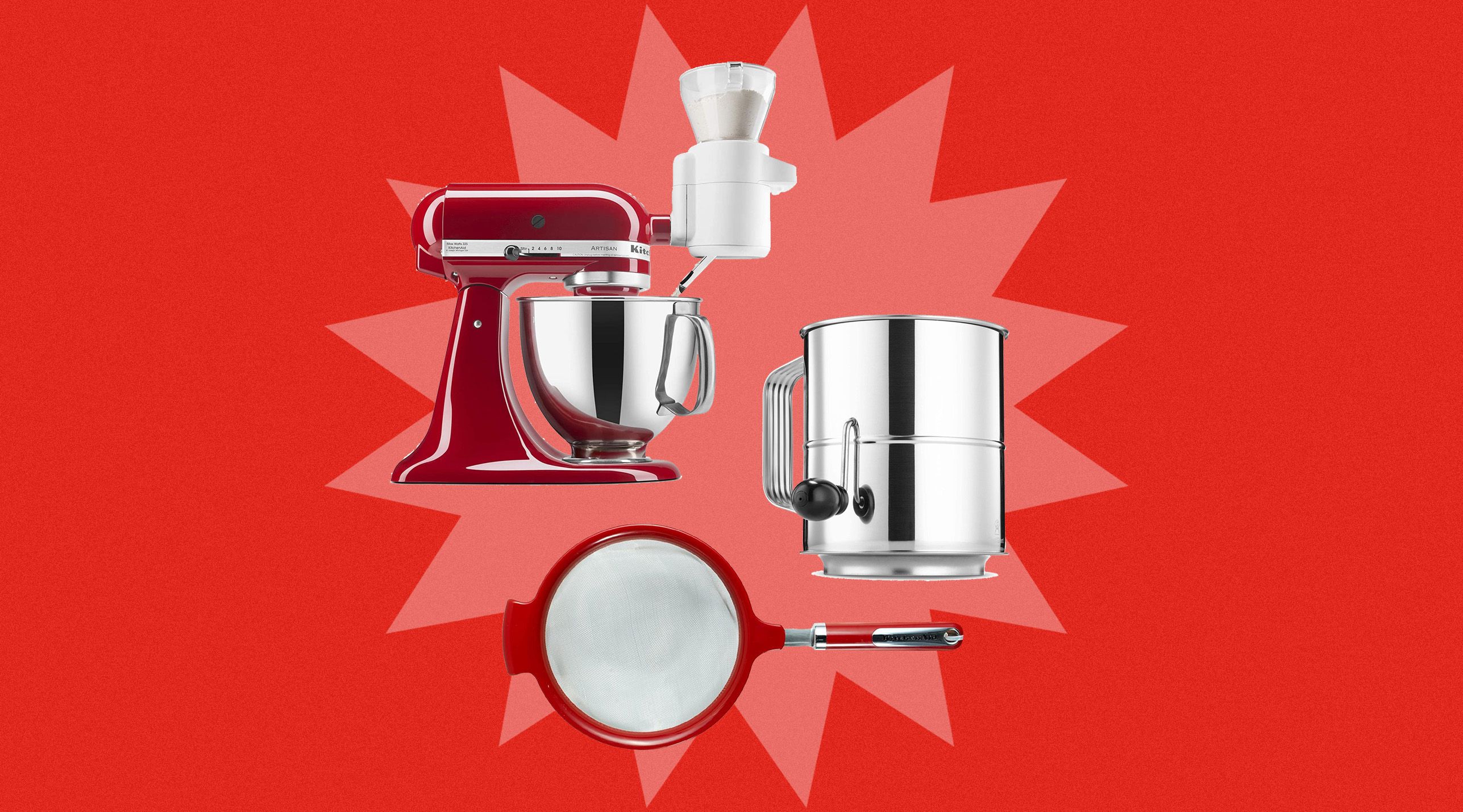 flour sifter for kitchenaid mixer