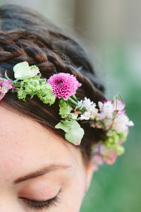 flower crown braid