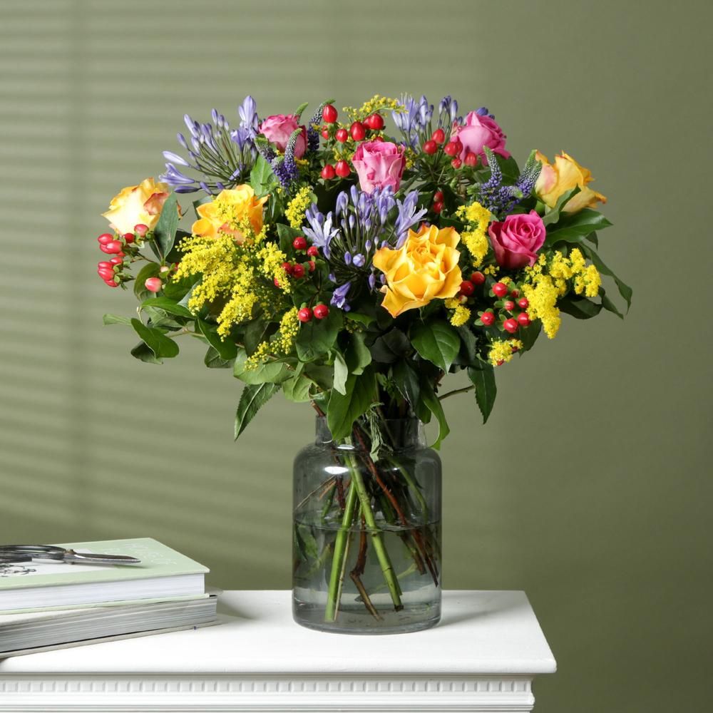Flowers By Mail Delivery : The Basket Of Flowers Arrangement Of Fresh