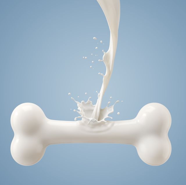 flowing milk is a bone shape