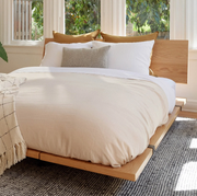 bed and platform bed frame