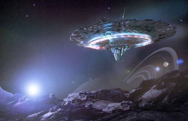 ufo flying saucer alien spaceship