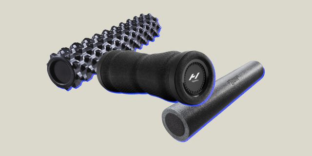 collage of 3 foam rollers