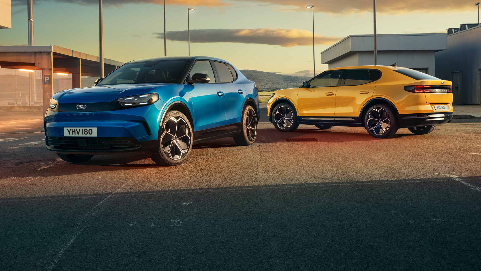 New Ford Capri Revealed, And Yes, It's Another Electric Crossover