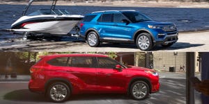 Ford Explorer hybrid and Toyota Highlander hybrid