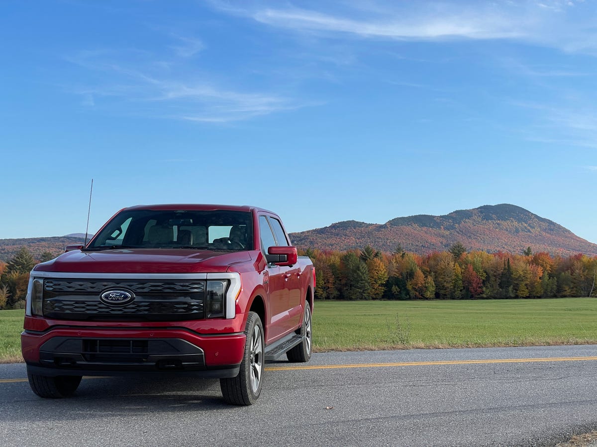 ford electric pickup truck range