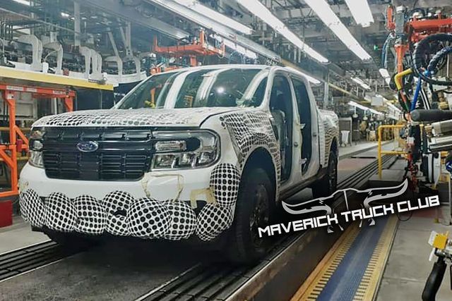 ford maverick leaked production shot