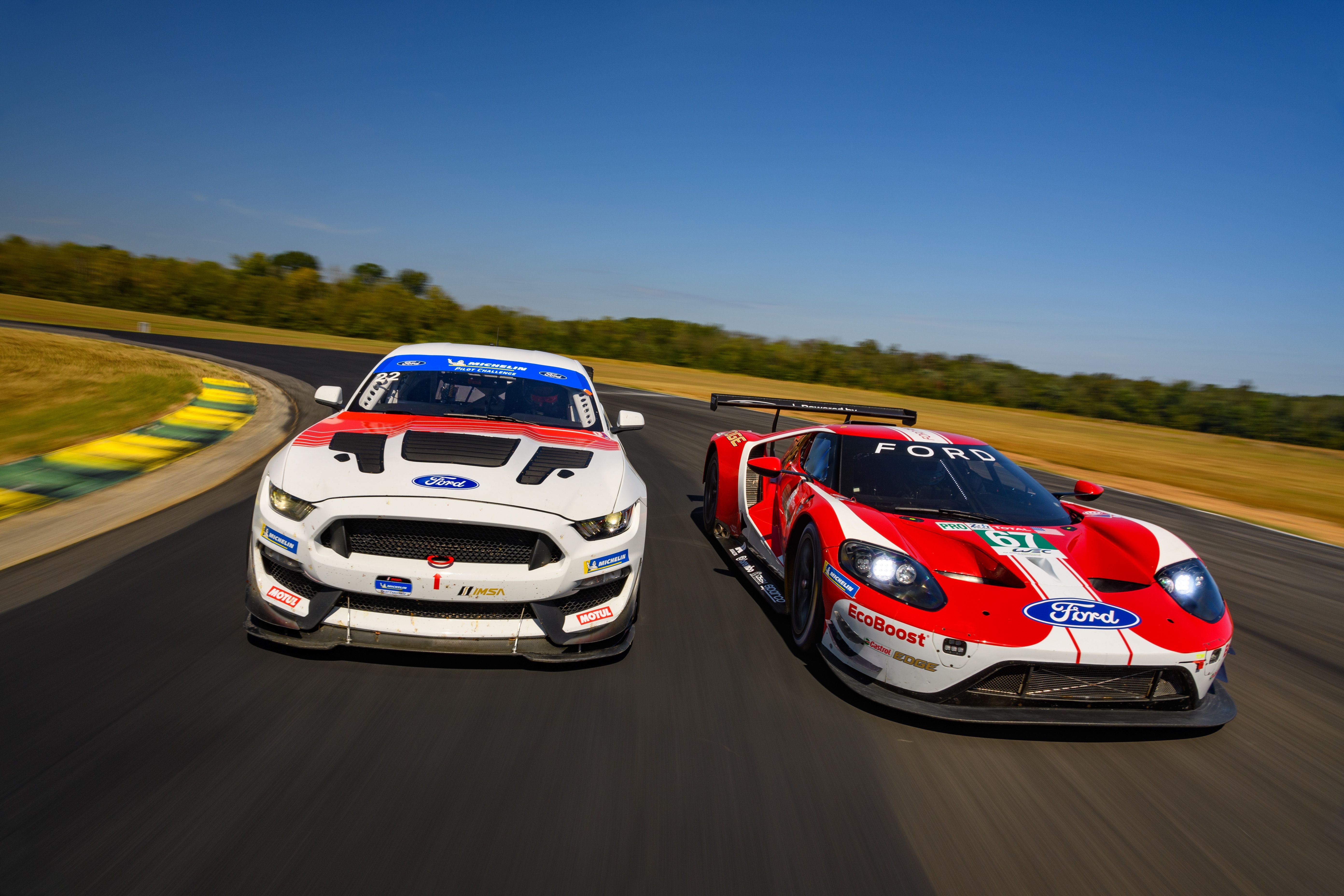 Unleashing Ford S Mustang Gt4 And Gt Gtlm Racers On Vir