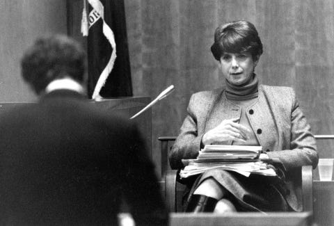 News: Arthur Shawcross Murder Cases nov 8, 1990 rochester, ny, usa defense lawyer thomas cocuzzi questions dr dorothy otnow lewis, a psychiatrist about her interviews with arthur shawcross mandatory credit kevin higleydemocrat and chronicle via usa today network