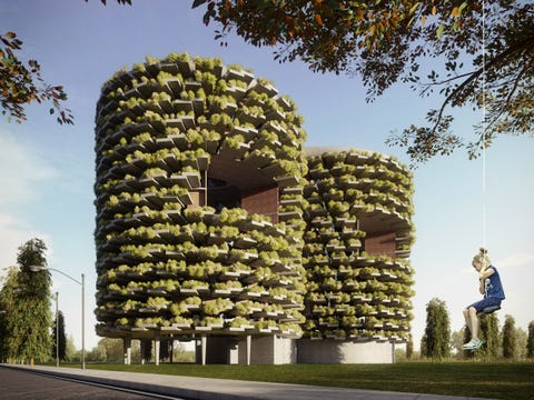 Proyecto Forest del estudio de arquitectura Nudes proyecto forest del estudio de arquitectura nudes, un colegio que conecta con la naturaleza